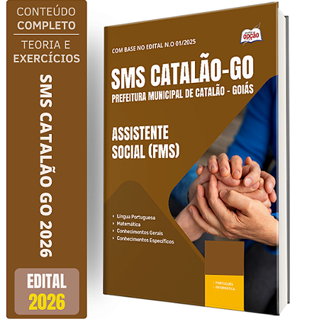 Apostila SMS Catalão GO 2026 - Assistente Social FMS