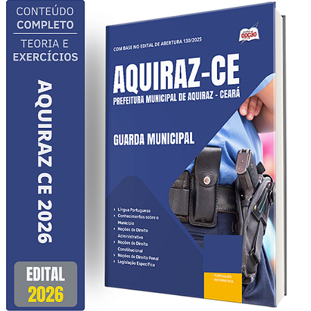 Apostila Prefeitura de Aquiraz CE 2026 - Guarda Municipal