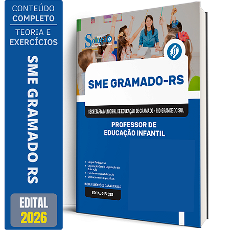 Apostila SME Gramado RS 2026 - Professor de Educação Infantil