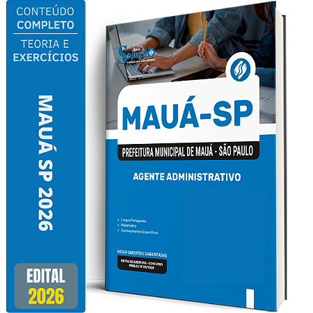 Apostila Prefeitura de Mauá SP 2026 - Agente Administrativo