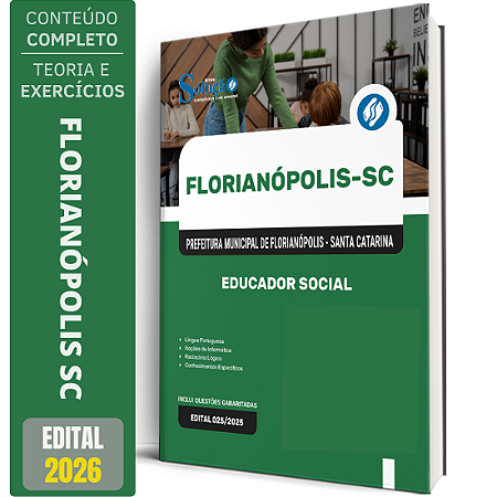 Apostila Prefeitura de Florianópolis SC 2026 - Educador Social