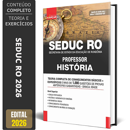 Apostila Concurso Seduc Ro 2026 - Professor História