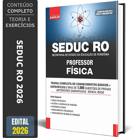 Apostila Concurso Seduc Ro 2026 - Professor Física