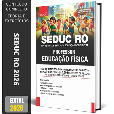 Apostila Concurso Seduc Ro 2026 - Professor Educação Física