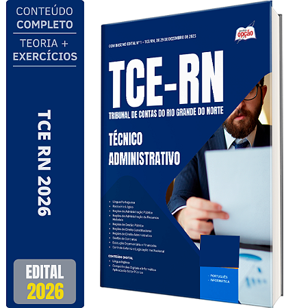 Apostila TCE RN 2026 - Técnico Administrativo