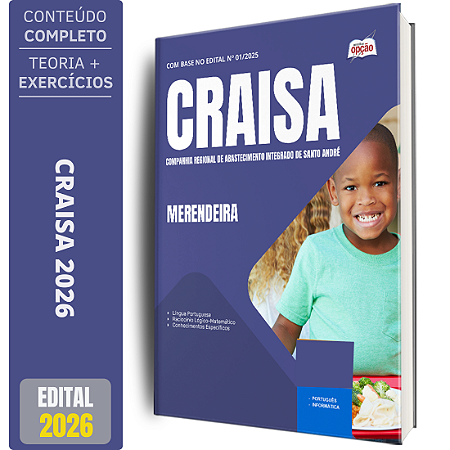 Apostila CRAISA SP 2026 - Merendeira