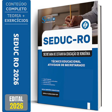 Apostila SEDUC RO 2026 - Técnico Educacional