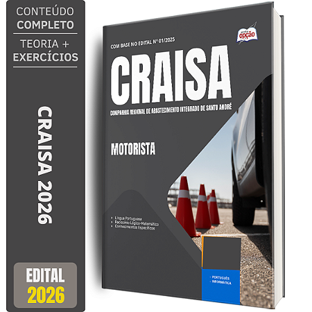 Apostila CRAISA SP 2026 - Motorista