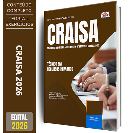 Apostila CRAISA SP 2026 - Técnico em Recursos Humanos