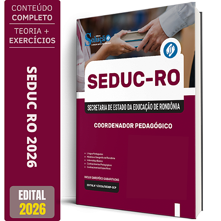 Apostila SEDUC RO 2026 - Coordenador Pedagógico (Supervisor)
