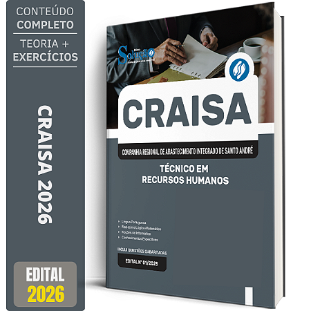 Apostila Craisa Sp 2026 - Técnico Em Recursos Humanos