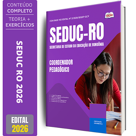Apostila Seduc Ro 2026 - Coordenador Pedagógico (supervisor)