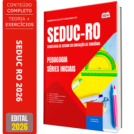 Apostila SEDUC RO 2026 - Pedagogia Séries Iniciais