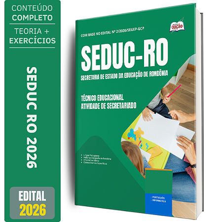 Apostila SEDUC RO 2026 - Técnico Educacional