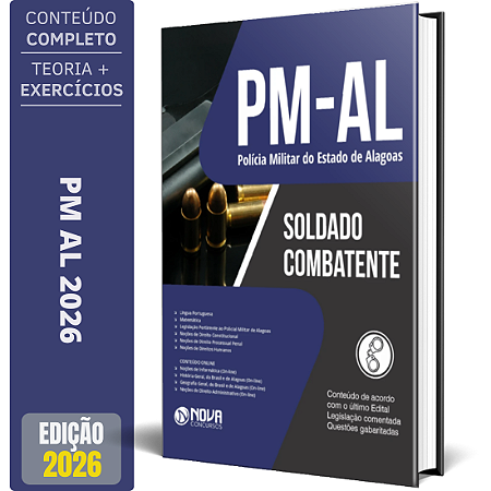 Apostila PM AL 2026 - Soldado Combatente