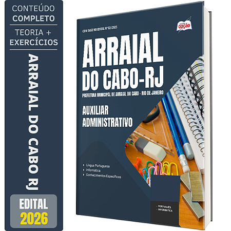 Apostila Prefeitura de Arraial do Cabo RJ 2026 - Educador Social