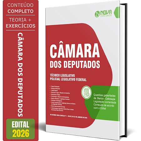 Apostila Câmara dos Deputados 2026 - Policial Legislativo Federal