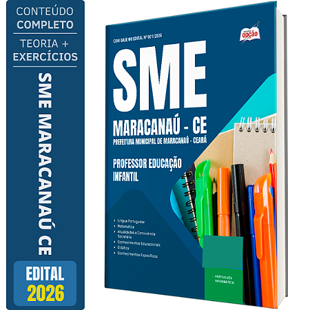 Apostila Prefeitura de Maracanaú CE 2026 - Professor da Educação Básica - Educação Infantil