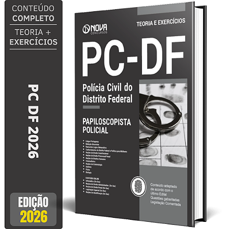 Apostila PC DF 2026 - Papiloscopista Policial