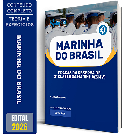 Apostila Marinha do Brasil 2026 - Praças da Reserva de 2ª Classe da Marinha