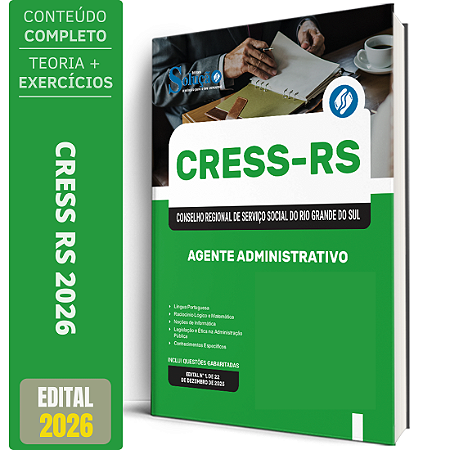 Apostila CRESS RS 2026 - Agente Administrativo