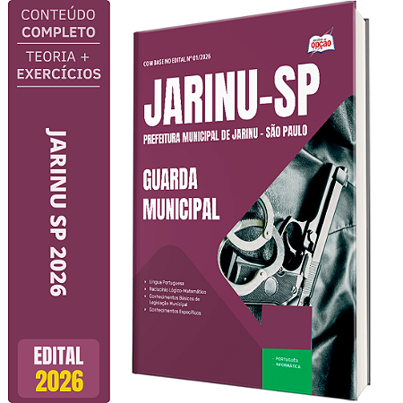 Apostila Concurso Jarinu SP 2026 - Guarda Municipal