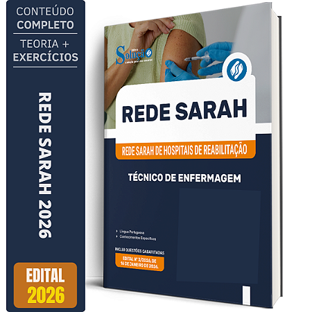 Apostila SARAH 2026 - Técnico de Enfermagem