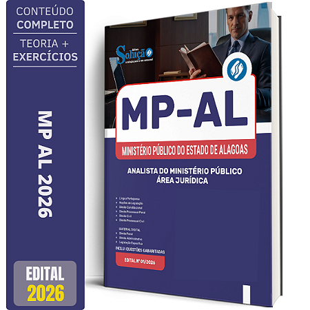 Apostila MP AL 2026 - Analista do Ministério Público - Área Jurídica