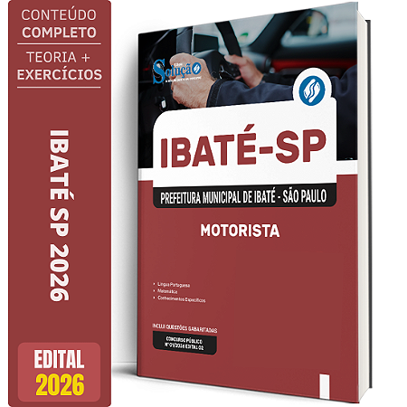 Apostila Prefeitura de Ibaté SP 2026 - Motorista