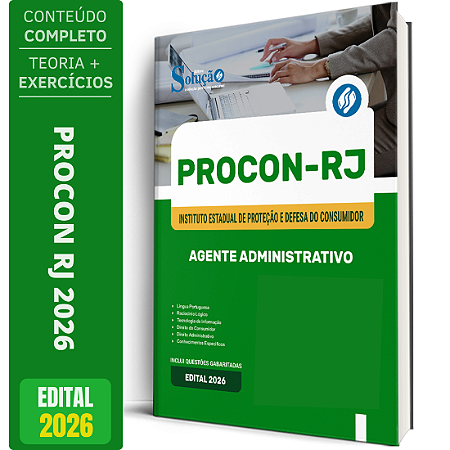 Apostila PROCON RJ 2026 - Agente Administrativo