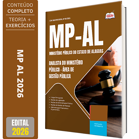 Apostila MP AL 2026 - Analista do Ministério Público - Área Gestão Pública