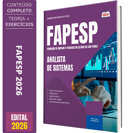 Apostila FAPESP 2026 - Analista de Sistemas