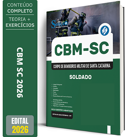 Apostila CBM SC 2026 - Curso de Formação de Praças/Soldados
