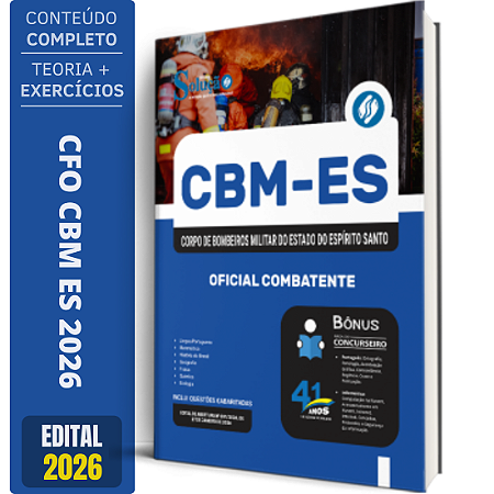 Apostila CFO CBM ES 2026 - Oficial Combatente
