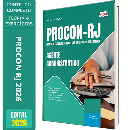 Apostila PROCON RJ 2026 - Agente Administrativo