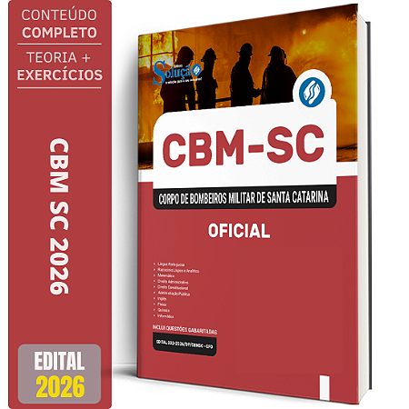 Apostila CBM SC 2026 - Curso de Formação de Oficiais