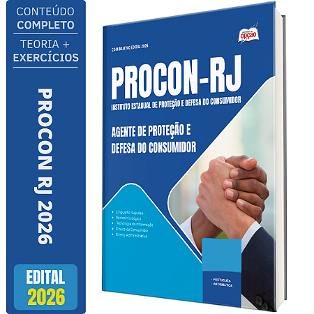Apostila PROCON RJ 2026 - Agente de Proteção e Defesa do Consumidor