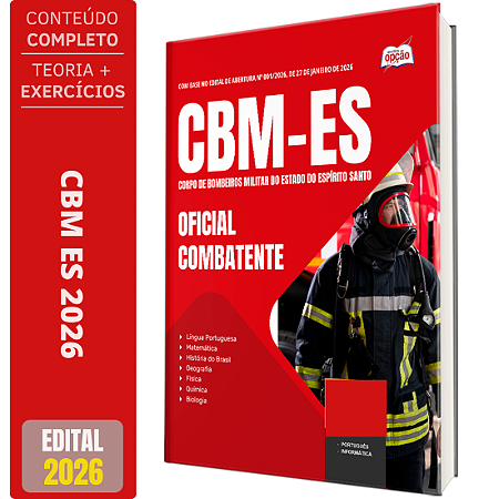 Apostila CBM ES 2026 - Oficial Combatente