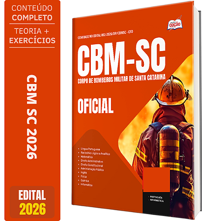 Apostila CBM SC 2026 - Curso de Formação de Oficiais