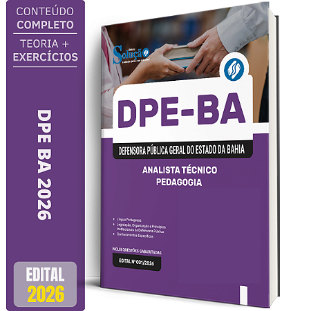 Apostila DPE BA 2026 - Analista Técnico - Pedagogia