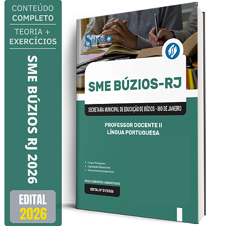Apostila Prefeitura de Armação dos Búzios RJ 2026 - Professor Docente II - Língua Portuguesa
