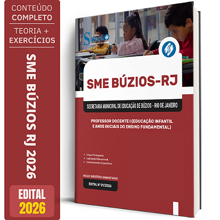Apostila Armação dos Búzios RJ 2026 - Professor Docente I Educação Infantil e Anos Iniciais do Ensino Fundamental