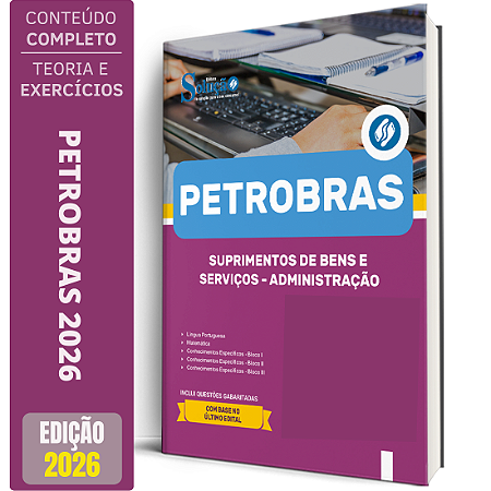 Apostila Petrobras 2026 - Suprimentos de Bens e Serviços - Administração