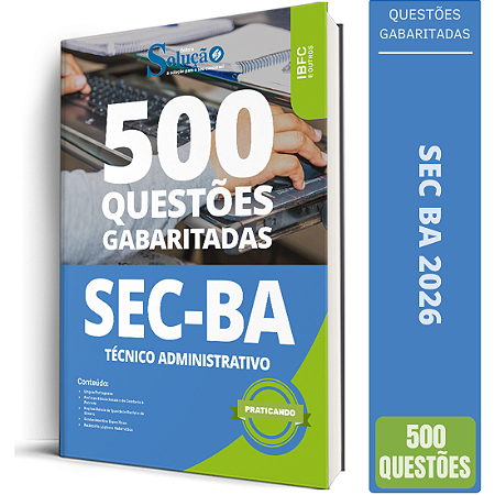 Caderno de Questões SEC BA - Técnico Administrativo em Nível Médio