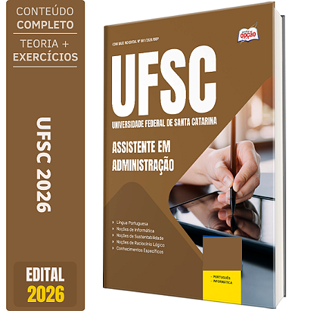 Apostila UFSC 2026 - Assistente em Administração
