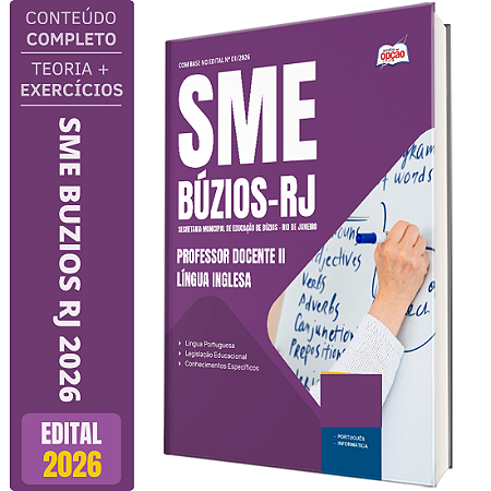 Apostila Armação dos Búzios RJ 2026 - Professor Docente II - Língua Inglesa