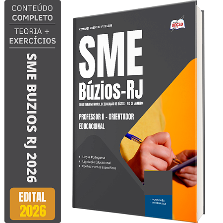 Apostila Prefeitura Armação dos Búzios RJ 2026 - Professor II - Orientador Educacional