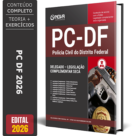 Apostila PC DF 2026 - Delegado – Legislação complementar seca