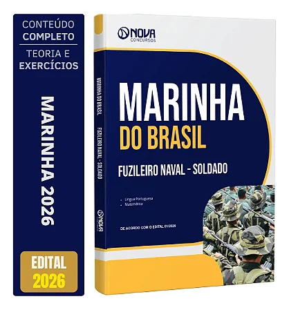 Apostila Marinha do Brasil 2026 - Fuzileiro Naval - Soldado