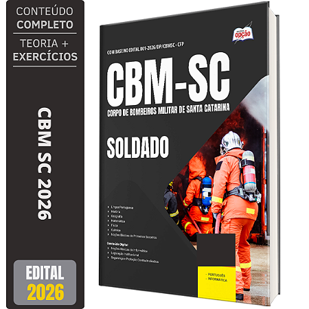 Apostila CBM SC 2026 - Curso de Formação de Praças/Soldados